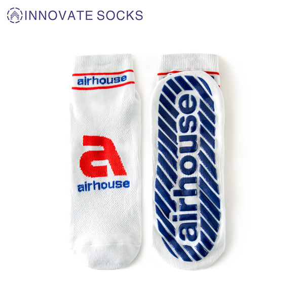airhouse ankle anti skid grip trampoline park sock