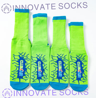 CLUB AIR crew anti skid grip trampoline park socks