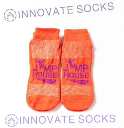 Jump House ankle anti skid grip trampoline park socks