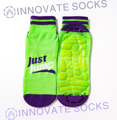 Just Jump ankle anti skid grip trampoline park socks