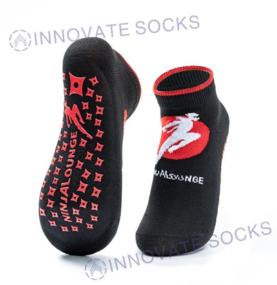 Ninja Lounge Ankle Anti Skid Grip Trampoline Park Socks