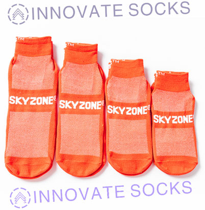 Sky Zone ankle anti skid grip trampoline park socks