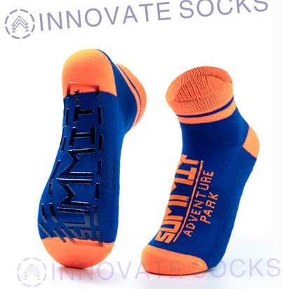 Summit ankle anti skid grip trampoline park socks<!--[