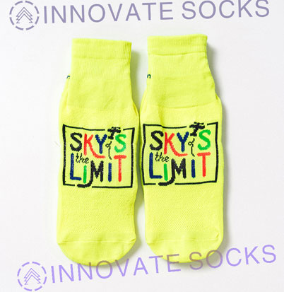 The sky's limit ankle anti skid grip trampoline park socks