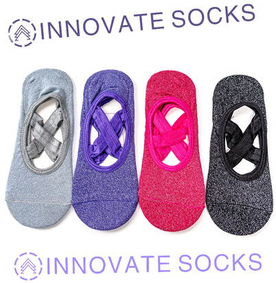 Yoga Socks With Grips & Straps<!--[