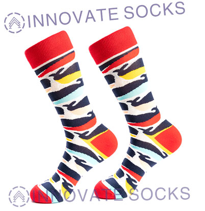 Animal Cartoon Colorful Unisex Fashion Happy socks <!--[