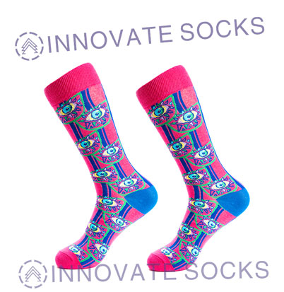 Attractable Dreamy Colorful Cartoon Cotton Socks Tube Happy Socks <!--[