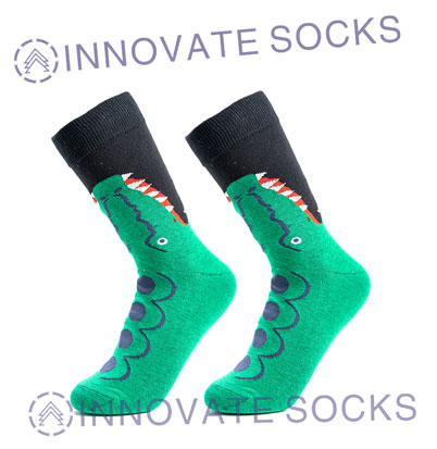 Personalized Unisex Happy Sock Breathable Crew Sock<!--[