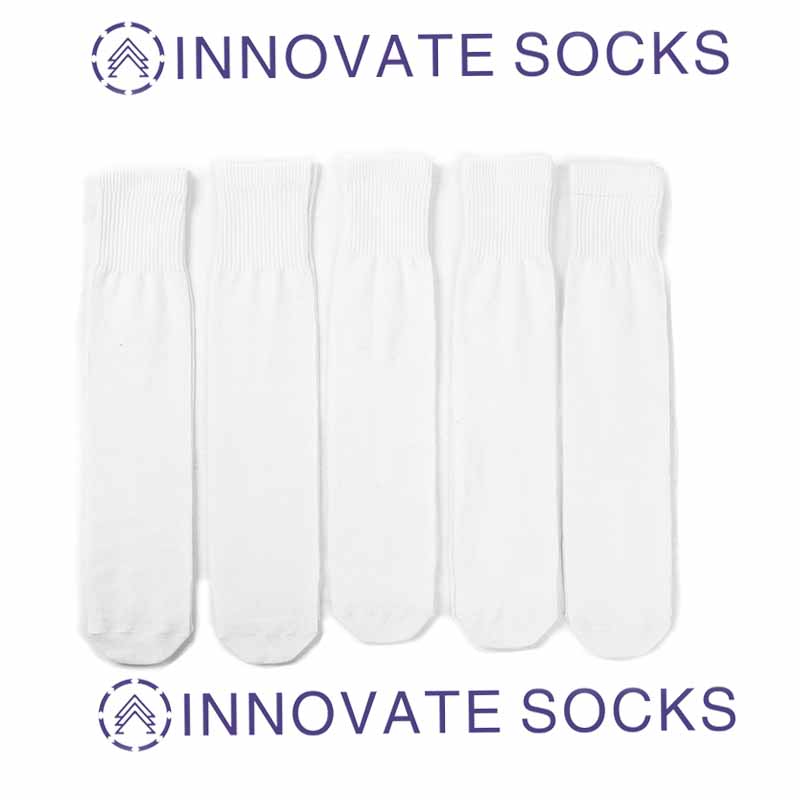 Custom Tube White Prisoner Socks
