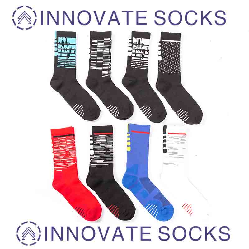 Professional Custom Logo Sport Socks Basketball Sock Elite Breathable Running Fitness