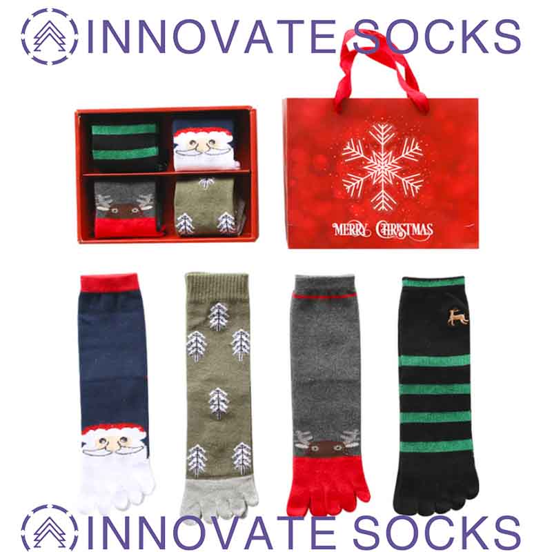 Christmas Five Toe Winter Tube Cotton Thick Sweat-absorbing Warm Cartoon Socks-1.jpg<!--[