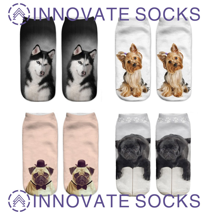 New 3D Printed Socks Animal Printed Socks