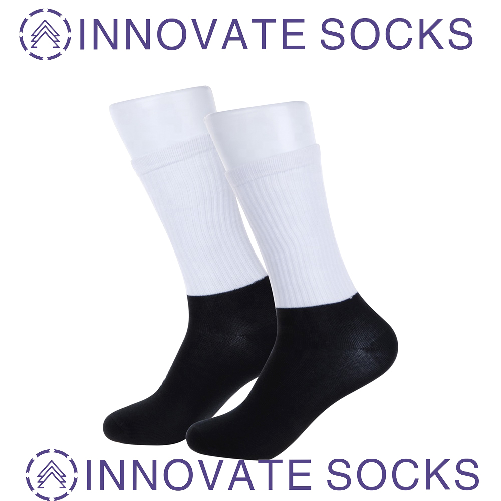 Custom Print Sports Sublimation Blank Cotton Soccer Ankle Men Athletic Sox Socks