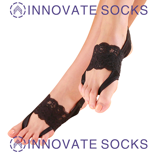 Fashionable Toe Motion Bunion Lace Ankle Yoga Socks