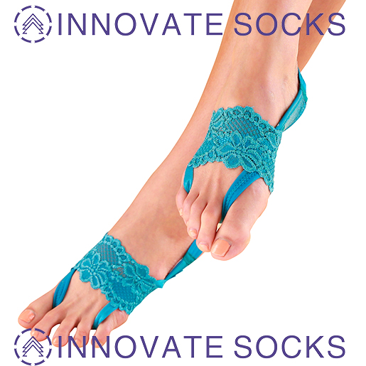 Fashionable Toe Motion Bunion Lace Ankle Yoga Socks