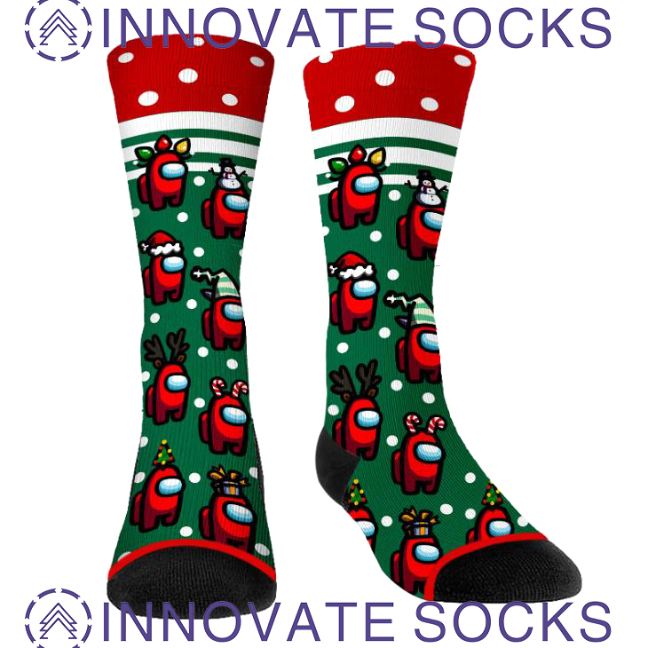Christmas Winter Warm Socks Printed Stockings