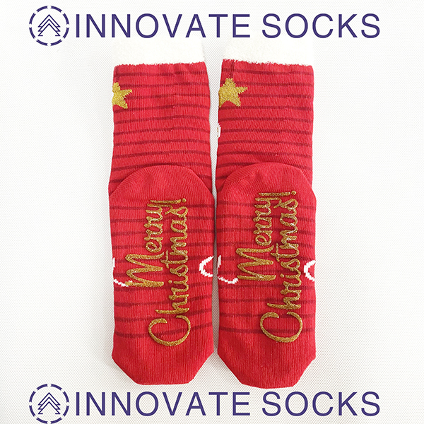 Christmas Non Slip Thermal Slipper Socks with Grippers