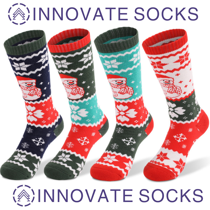 Ski Socks Thick Towel Bottom Sweat-absorbing Winter Warm Outdoor Sports Hiking Socks