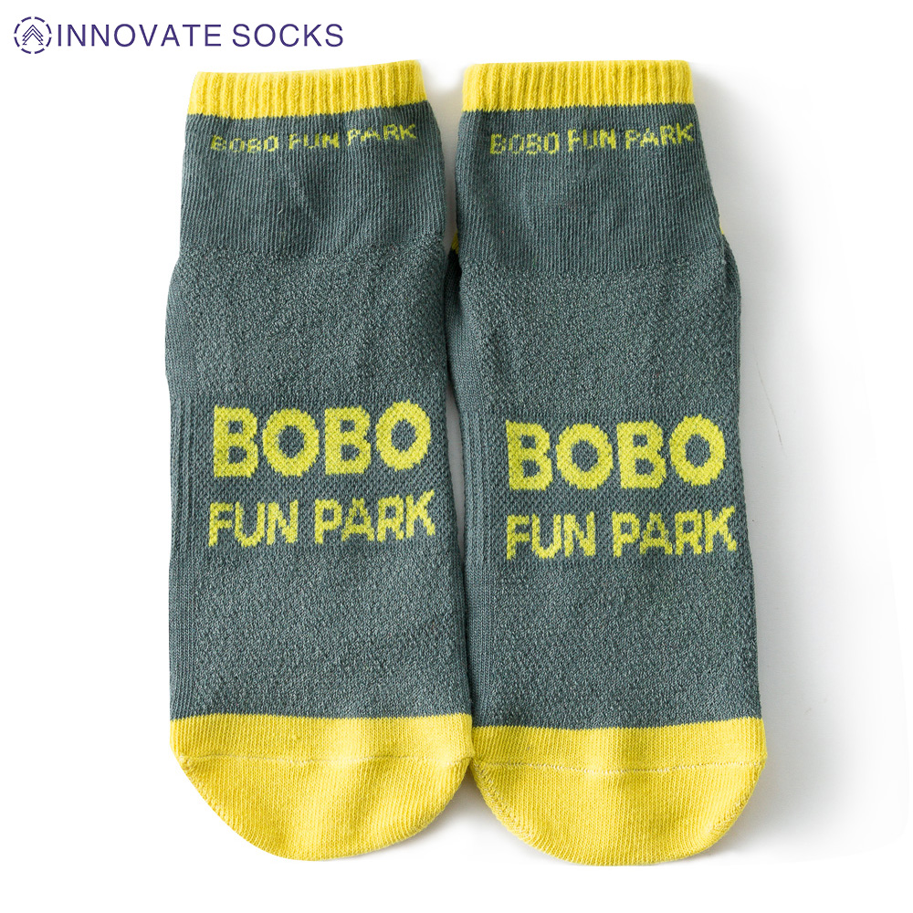 BOBO Ankle Anti Skid Grip Trampoline Park Socks