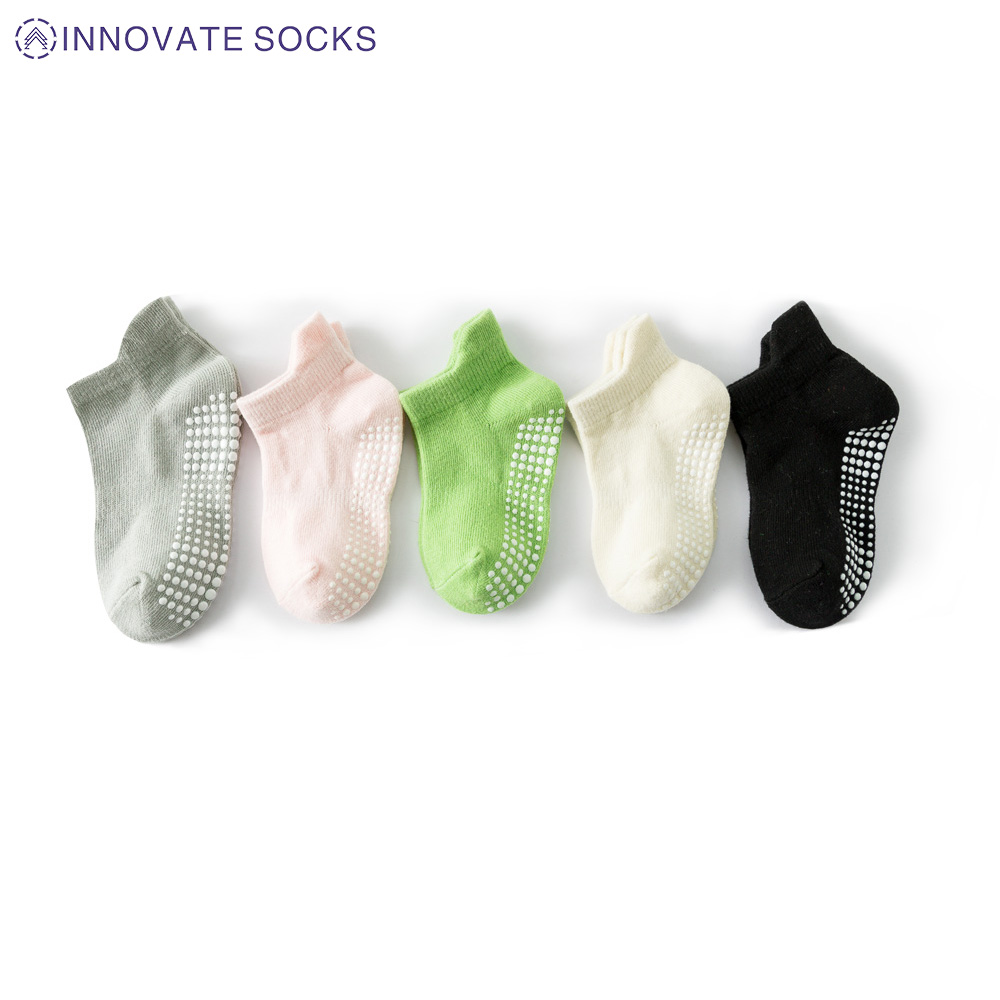 Baby Ankle Anti Skid Grip Trampoline Park Socks