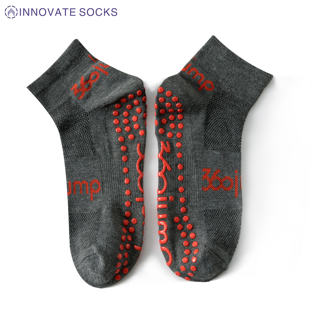 Jump360 Ankle Anti Skid Grip Trampoline Park Socks