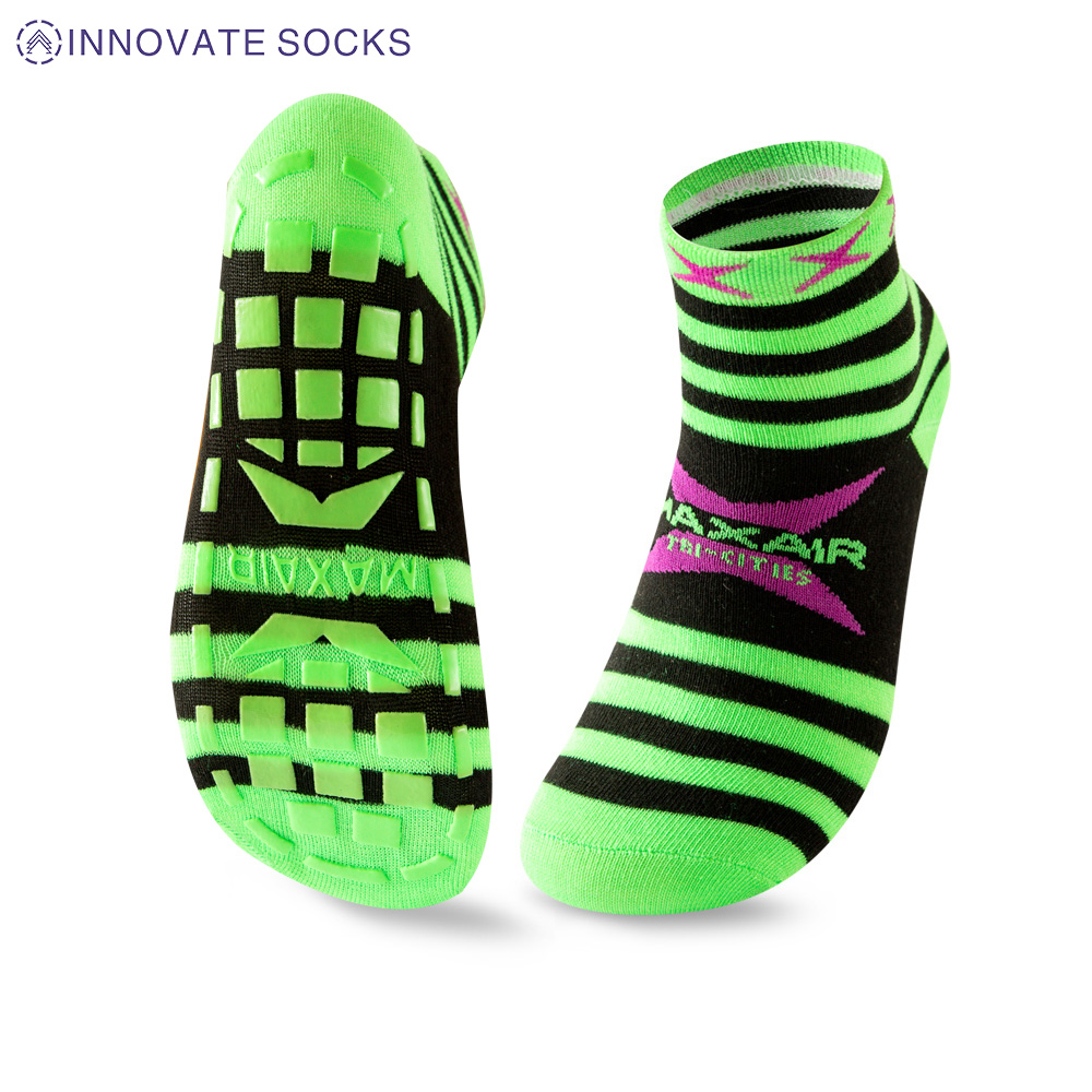 Max Air Ankle Anti Skid Grip Generic Trampoline Park Socks