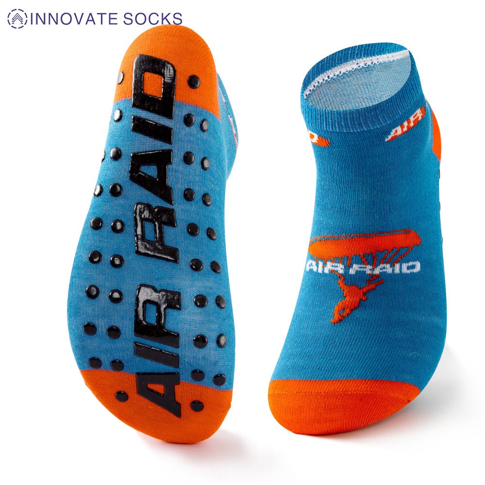 Air Raid Ankle Anti Skid Grip Trampoline Park Socks