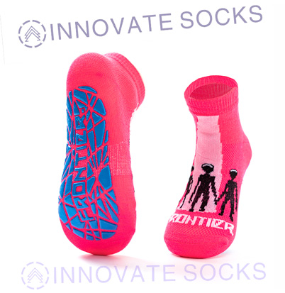 Frontier Ankle Anti Skid Grip Trampoline Park Socks