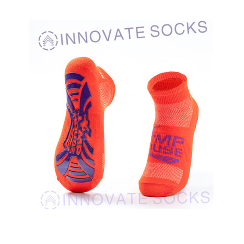 Jump House Ankle Anti Skid Grip Trampoline Park Socks