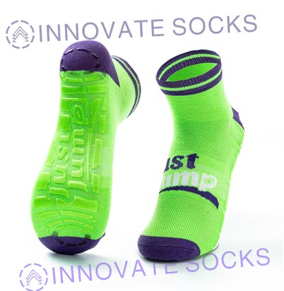 Just Jump Quarter Anti Skid Grip Trampoline Park Socks