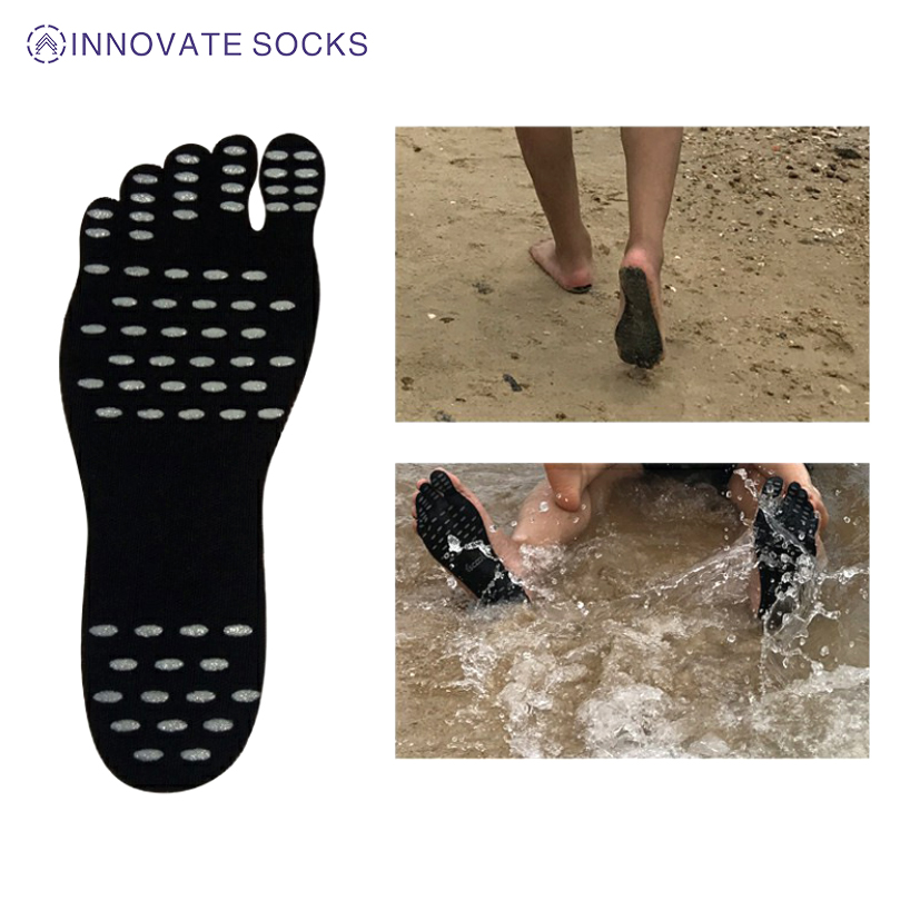 Beach Foot Pads Barefoot Adhesive Invisible Shoes Stick Foot Pad Stickers