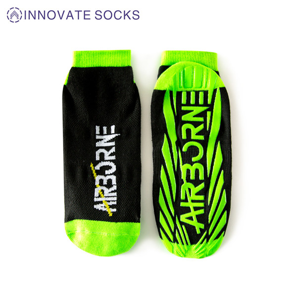 airborne ankle anti skid grip trampoline park socks