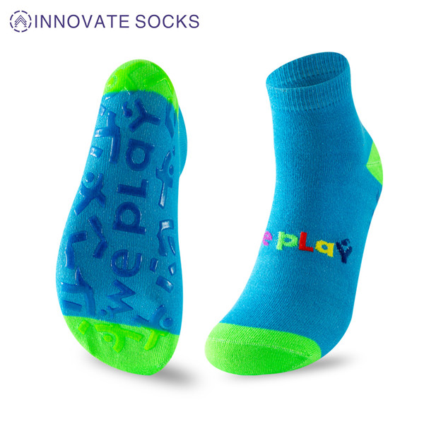 WEPLAY Ankle Anti Skid Grip Trampoline Park Socks