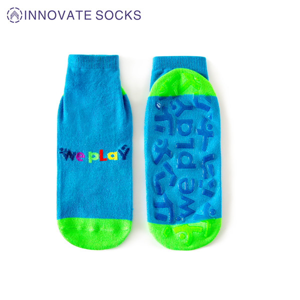 WEPLAY Ankle Anti Skid Grip Trampoline Park Socks