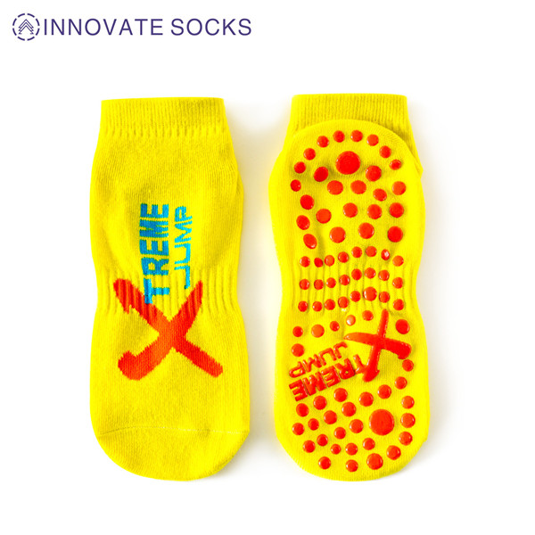 XTREME JUMP Ankle Anti Skid Grip Trampoline Park Socks