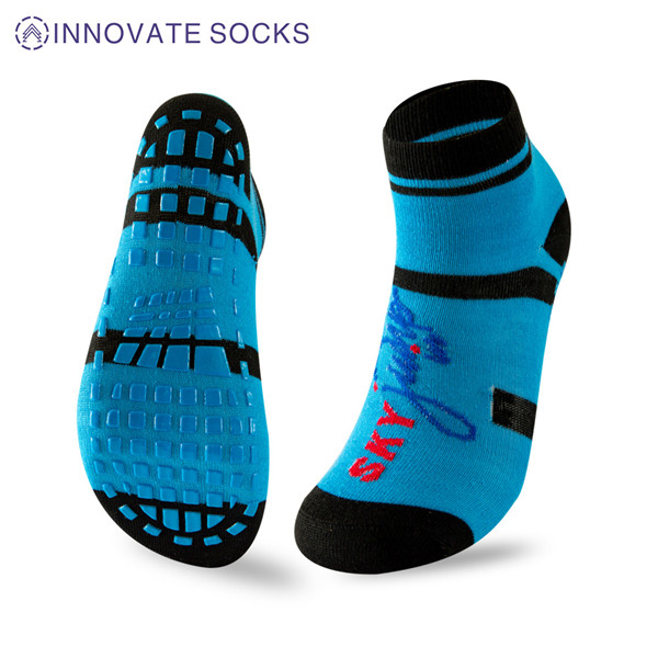 SKY JUMP IN Ankle Anti Skid Grip Trampoline Park Socks