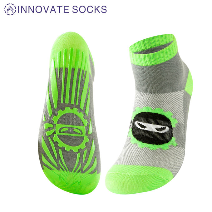 Ninja Ankle Anti Skid Grip Trampoline Park Socks