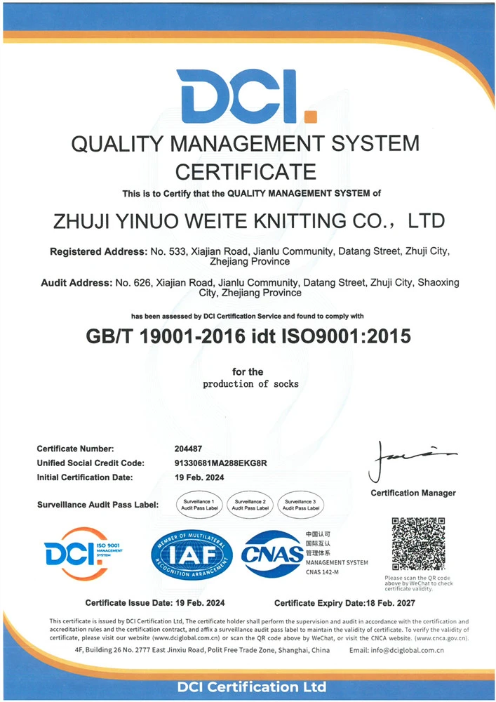 ISO 9001 Certificate